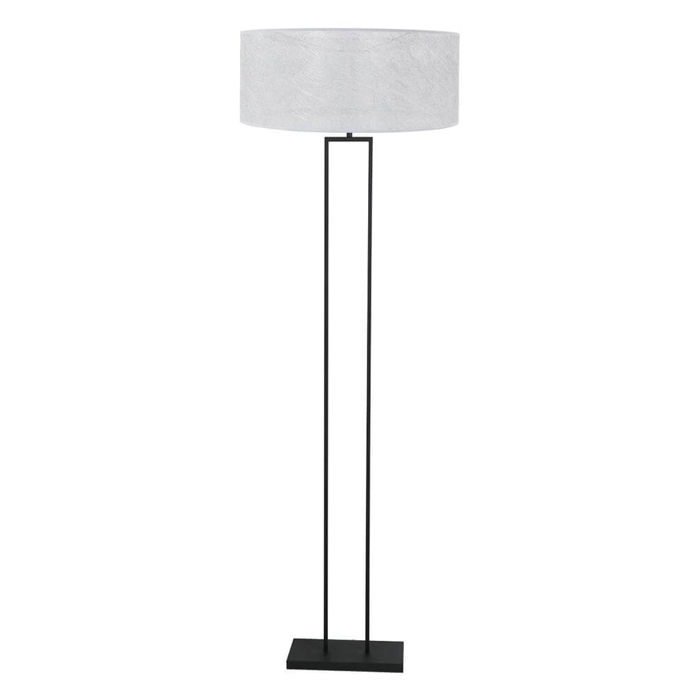 Vloerlamp 160cm Stang witte kap met motief Steinhauer 8712746173871