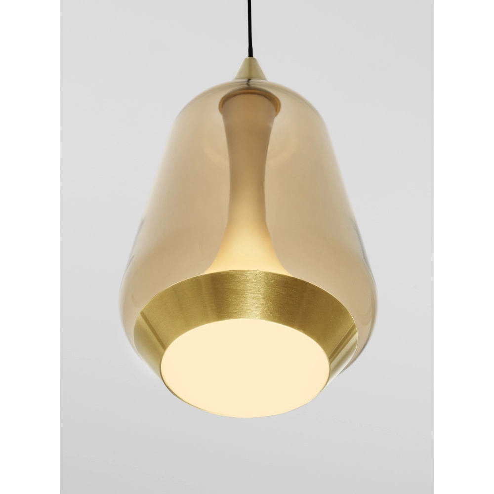 Design hanglamp Alish 1-lichts amber glas