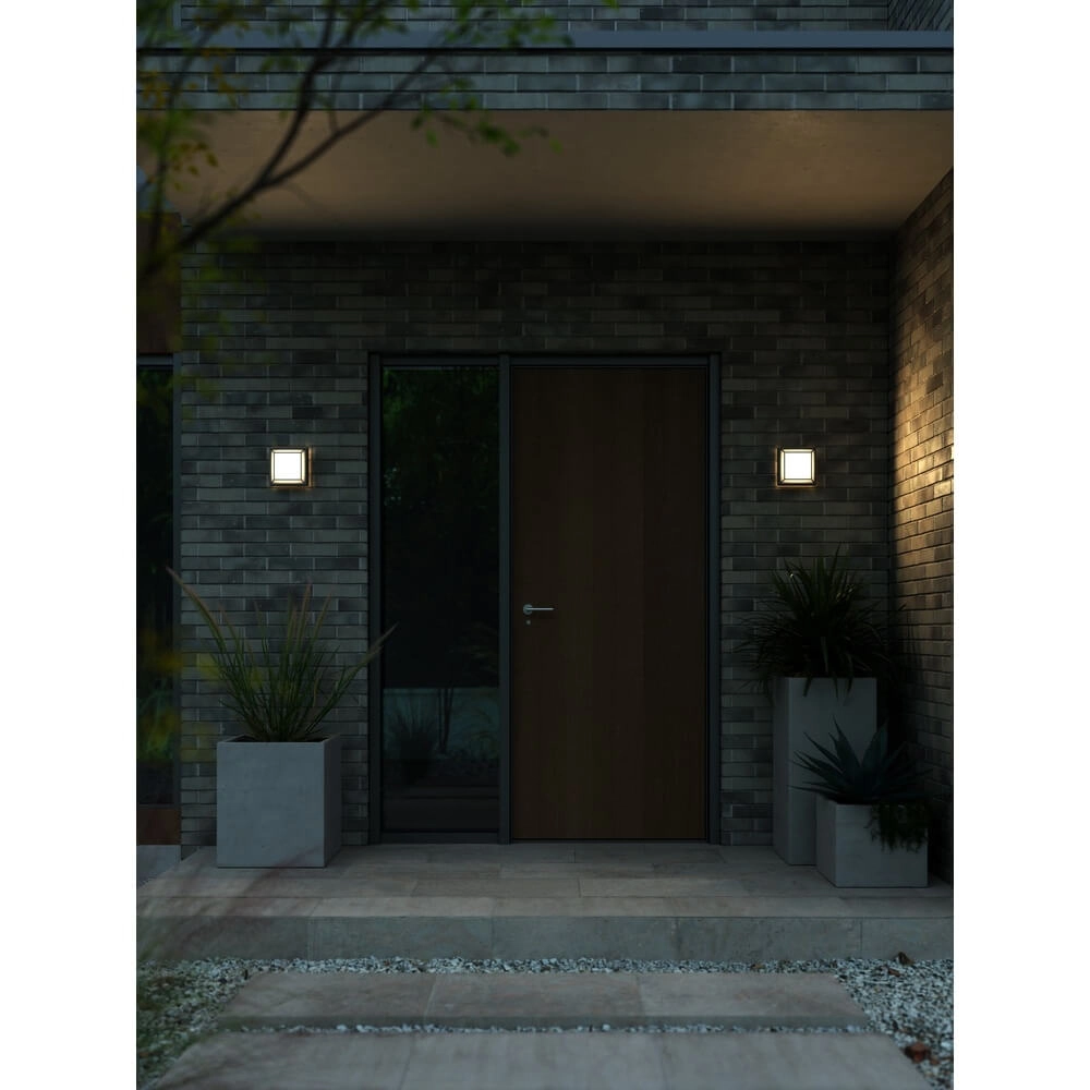 Design wandlamp Oliver zwart vierkant Nordlux 5704924010996