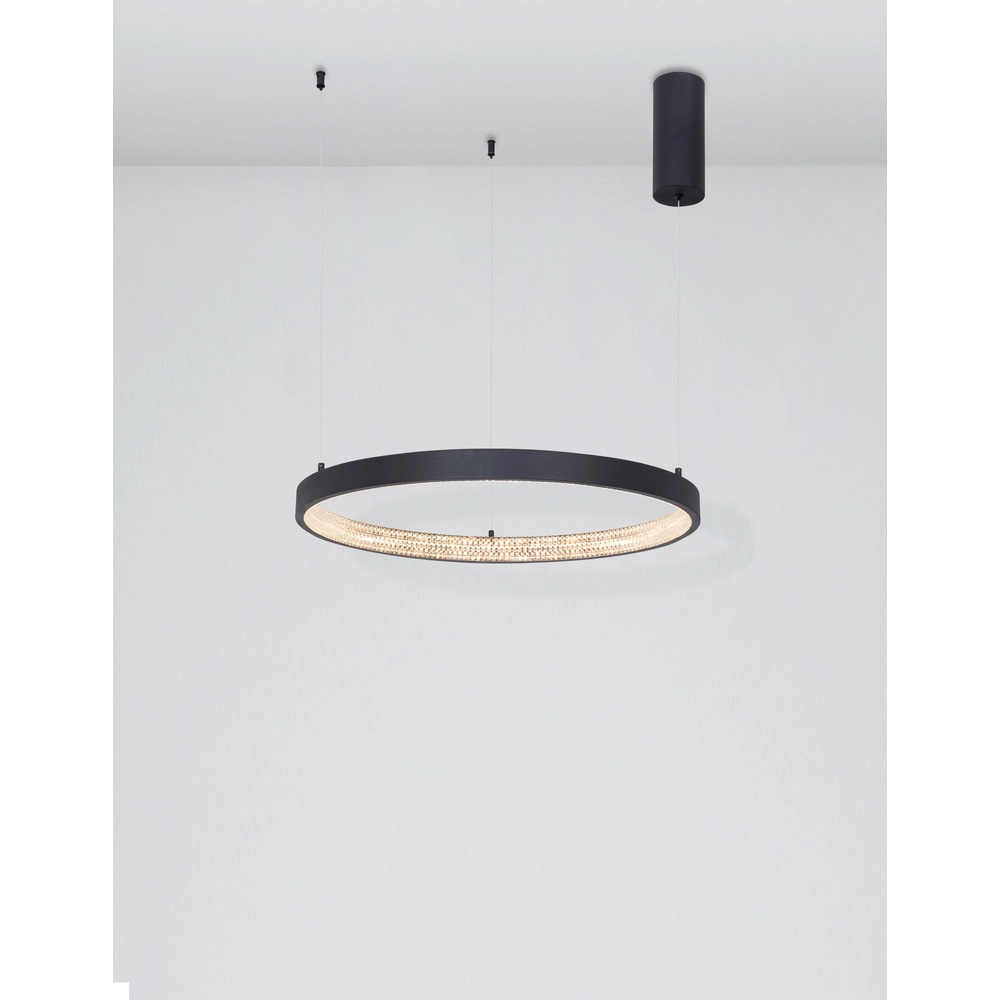 Hanglamp Preston zwart Ø 60cm Lyora 5212017429179