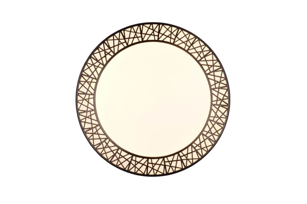 Zwarte plafondlamp Cluster Ø 48cm Trio 4017807599824