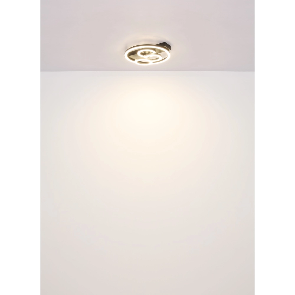 Zwarte plafondlamp Darryl I design Globo 9007371487295
