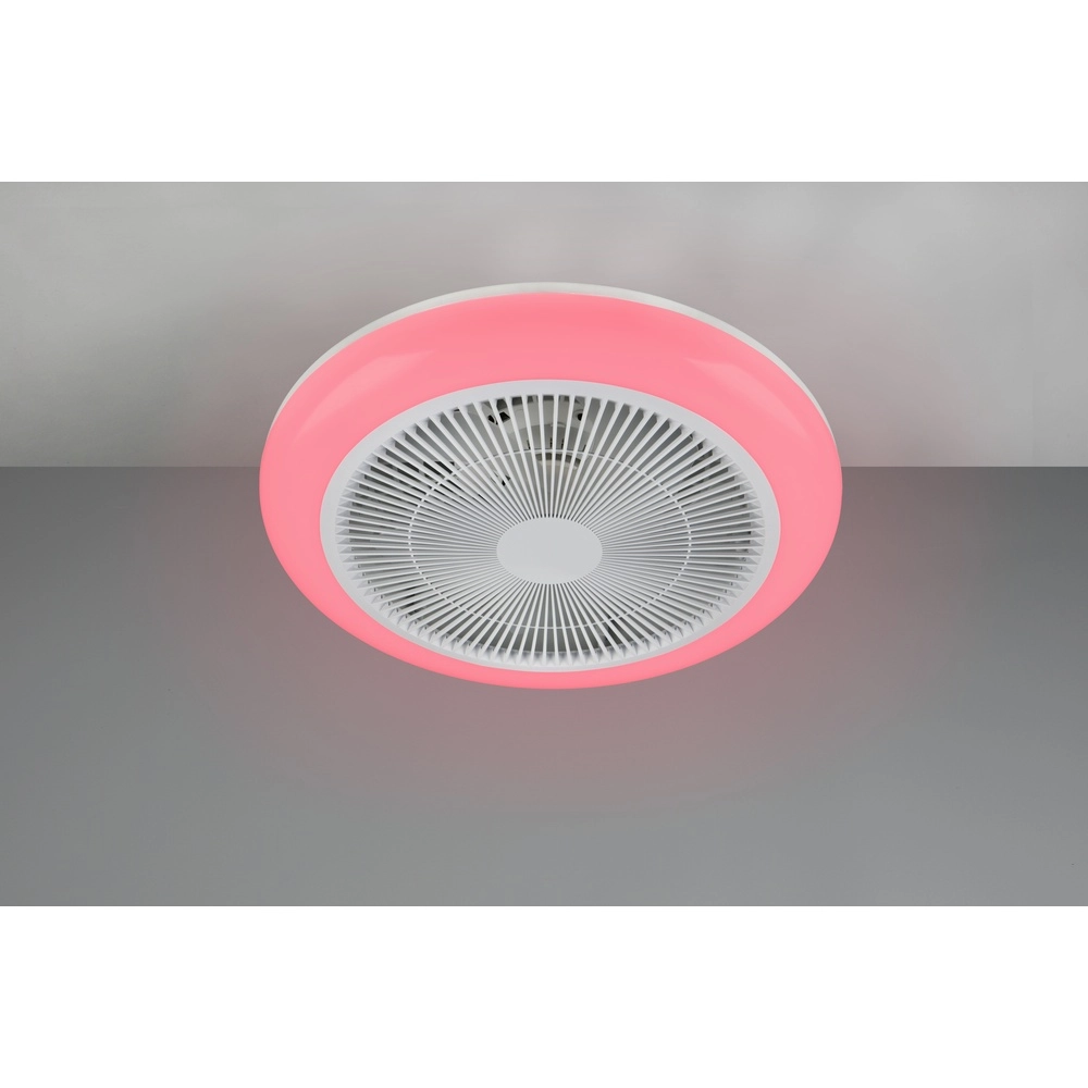 Design ventilator Holmsund wit Ø 46cm met RGB functie Trio 4017807688665