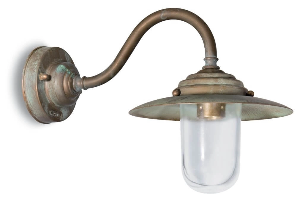 Messing wandlamp Chalet L