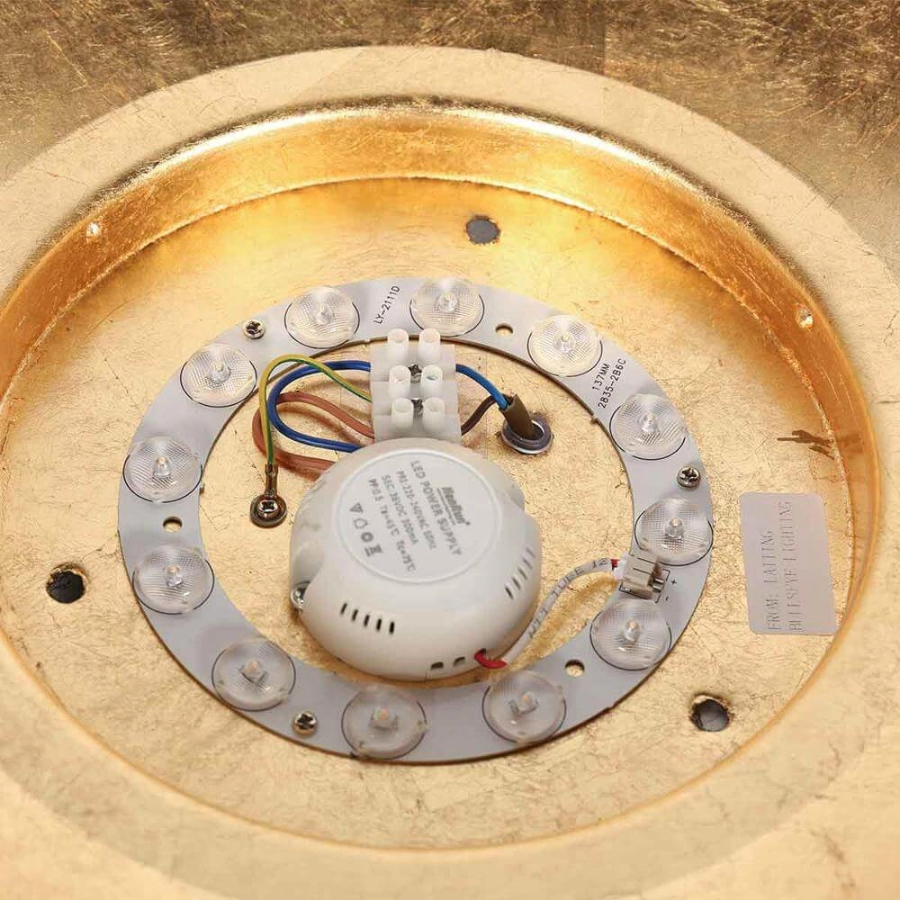 Plafondlamp Walcie zwart met goud Steinhauer 8712746176520