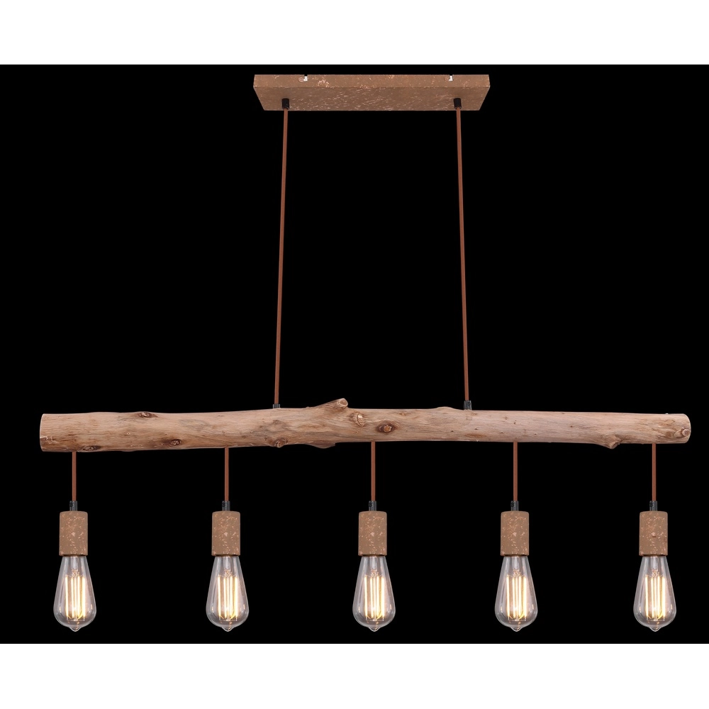 Eetkamer hanglamp Jakob roest bruin Globo 9007371389636