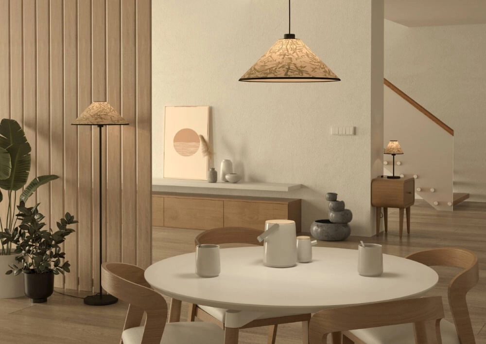 Natuurlijke hanglamp Oxpark Ø 42cm Eglo 9002759439422