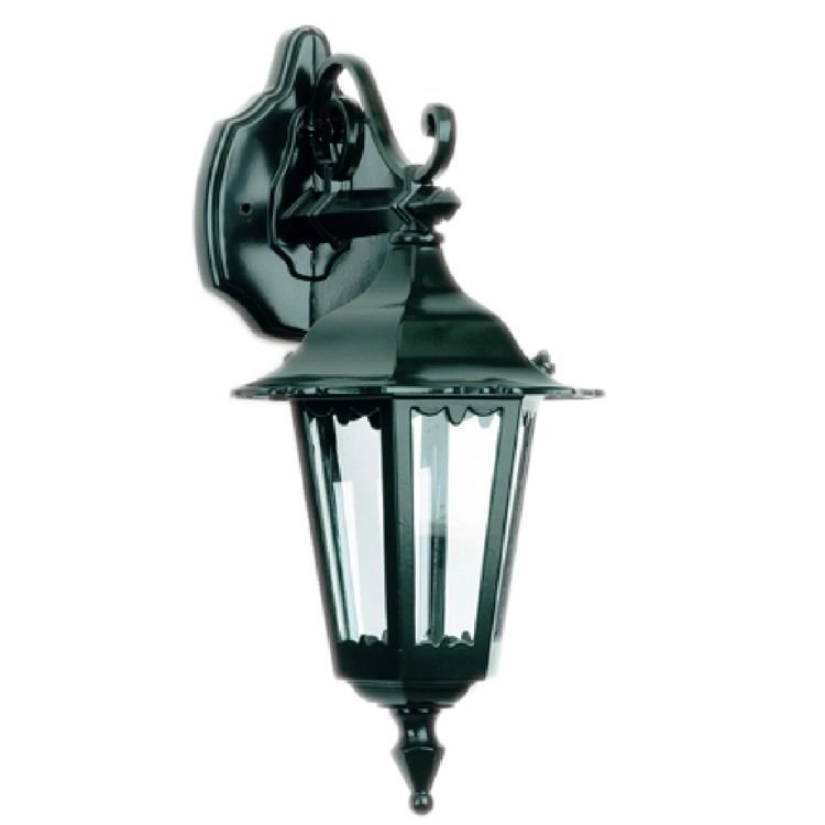 Wandlamp Sfeero Down 43cm - zwart