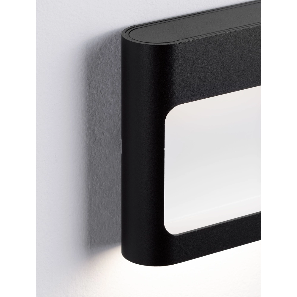 Black wall lamp Tall down Lyora 5212017453495