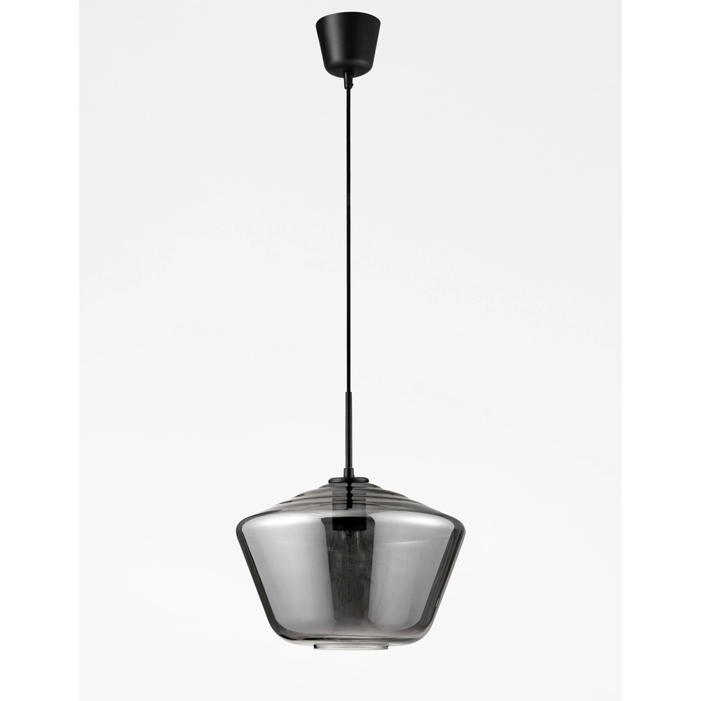 Hanglamp Veiro chroom glas Ø 30 x 22cm Lyora 5212017421302