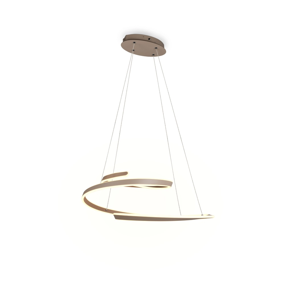 Moderne hanglamp Arlington zand bruin