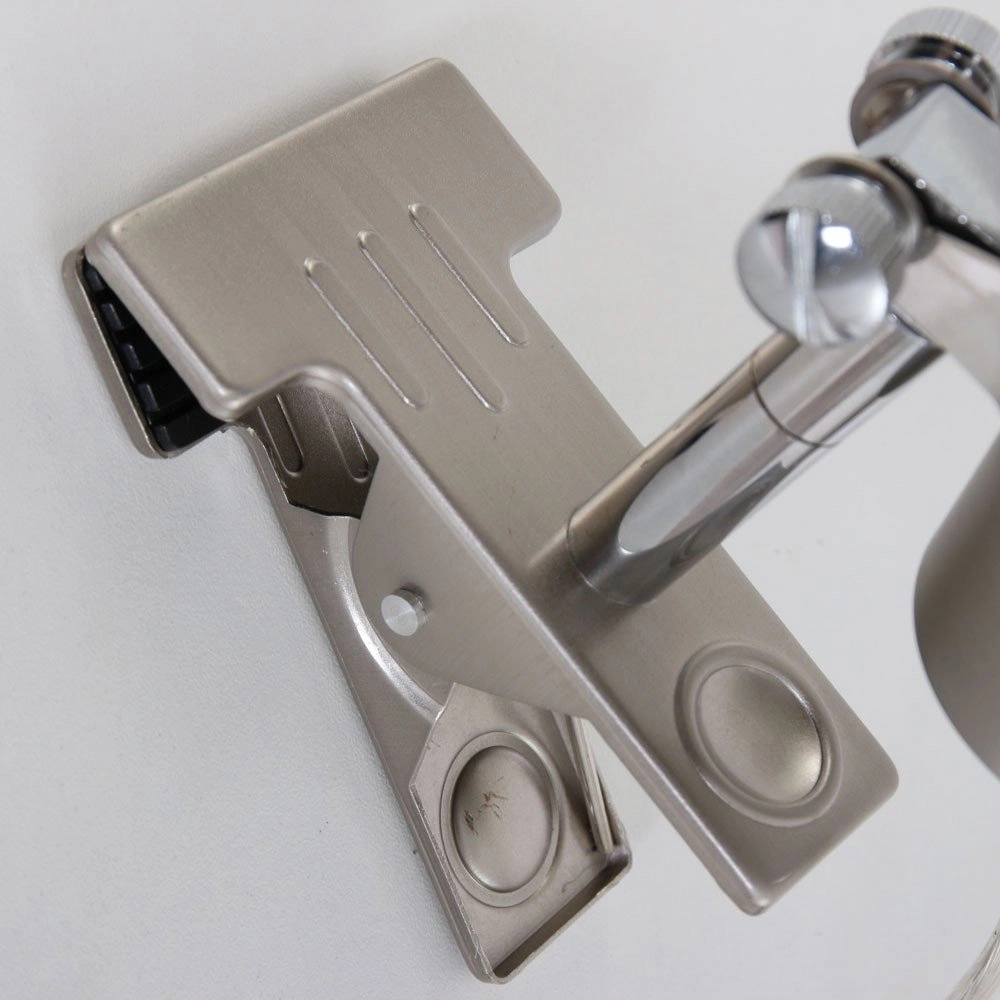 Klemspot Spring grijs met chroom Steinhauer 8712746075243