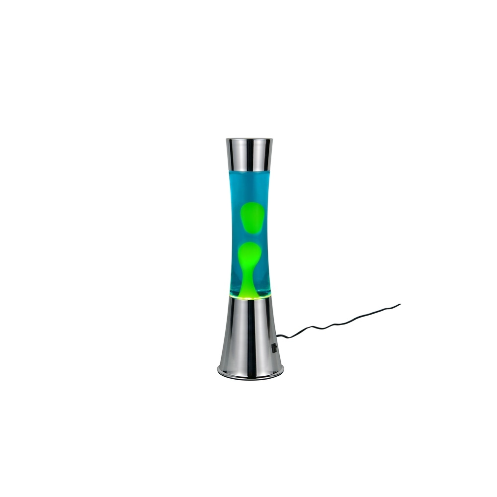 Lavalamp Etna zilver met groen Lavalamp Etna zilver met groen