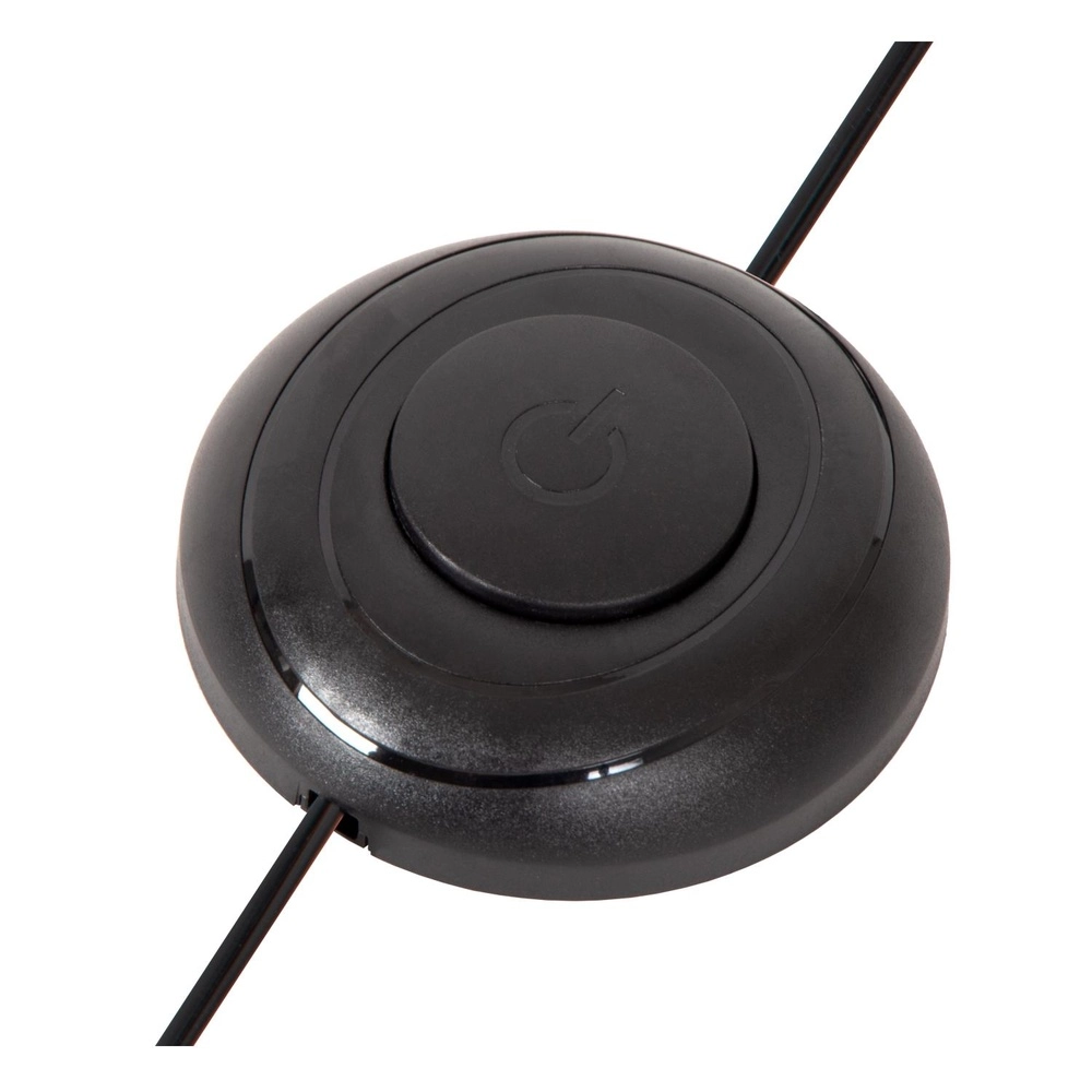 Zwarte tafellamp Cirkelis rond Ø 83cm Lucide 5411212051684