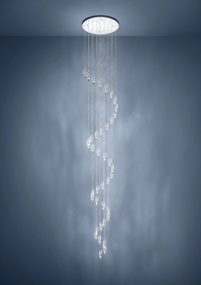 Vide hanglamp Orihuela chroom 3-staps CCT Stars of Light 9008606360109