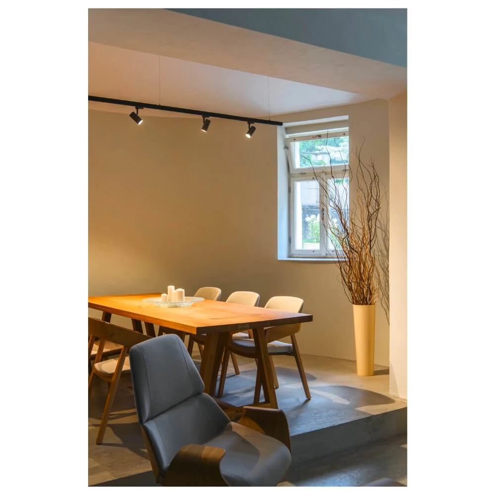 Led railspot Noblo 3-fase - zwart - 2700K SLV 4024163281690