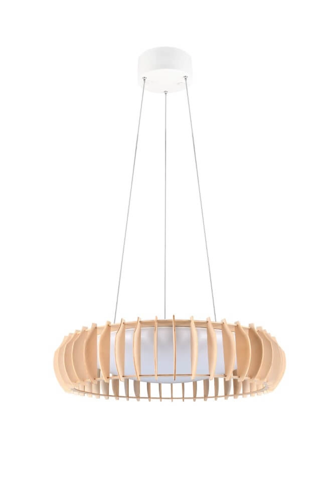Houten hanglamp Monte Ø 60cm Trio 4017807600100