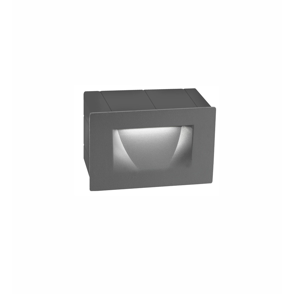 Inbouwlamp Krypton grijs 11cm