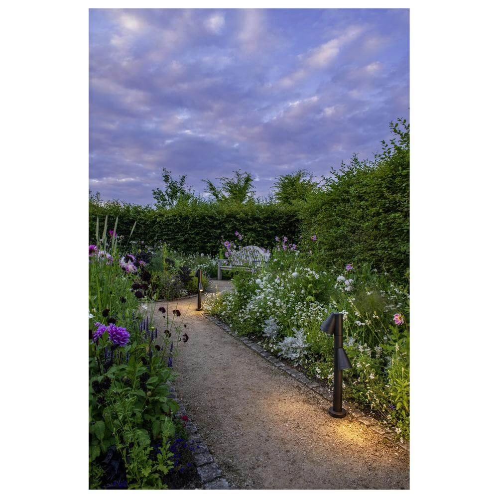 Padverlichting T-Tube 70 Pole 70cm zwart dubbel SLV 4024163291569