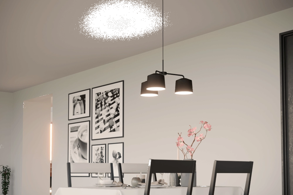 Moderne eettafel hanglamp Caguanes Eglo 9008606243969