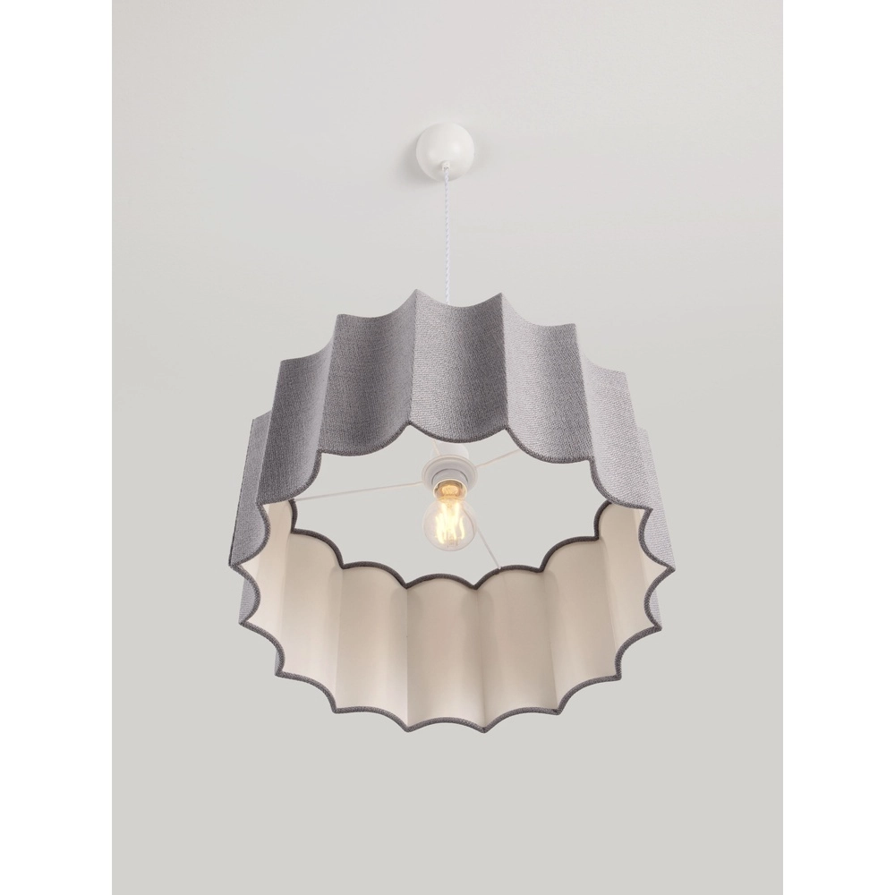 Design hanglamp Alve grijs Ø 45cm Lyora 5212017493668