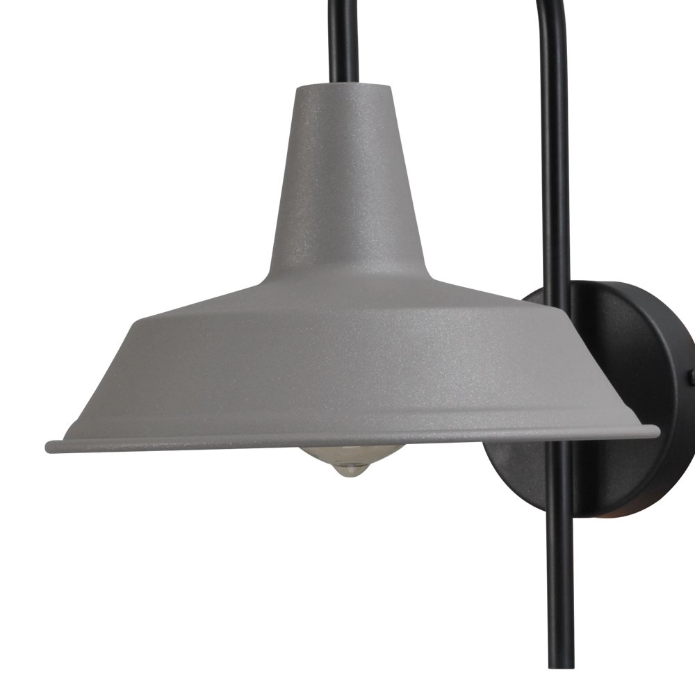 Betongrijze wandlamp Industria 25 Masterlight 8718121235936