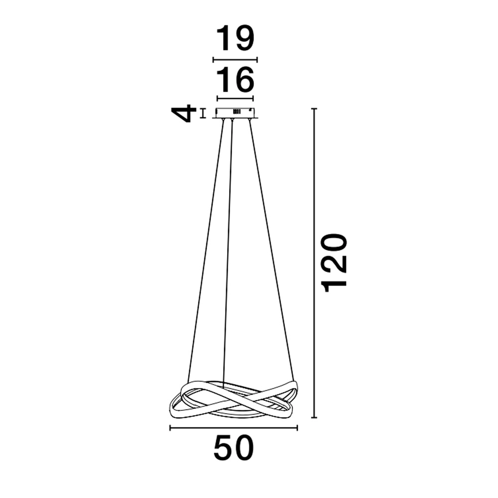 Design hanglamp Odrey zilvergrijs met goud Lyora 5212017444745