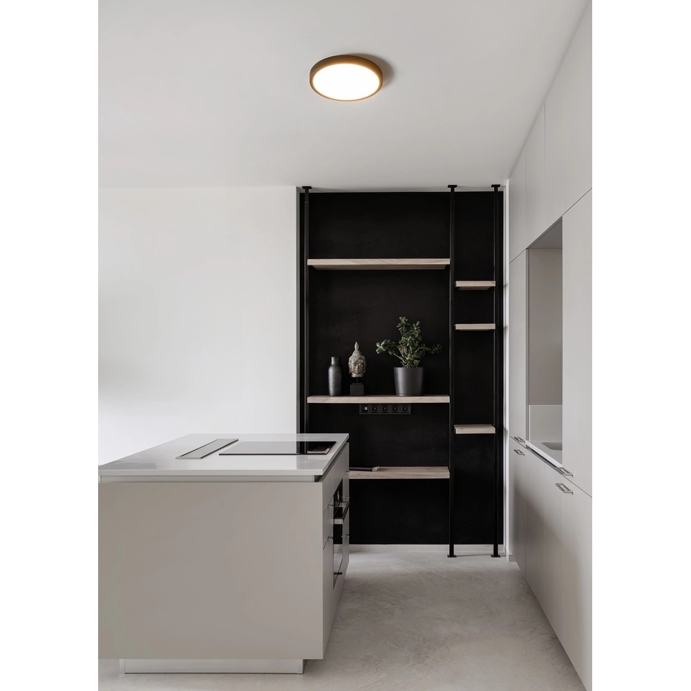 Led plafonnière Fueva 6 rond - zwart - Ø 27,8cm Eglo 9008606330089