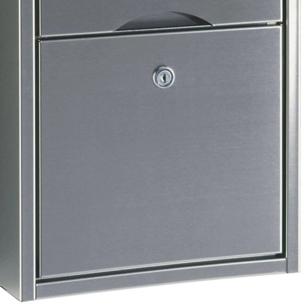 Rvs brievenbus Letter Design 40cm grijs Albert 4007235907742