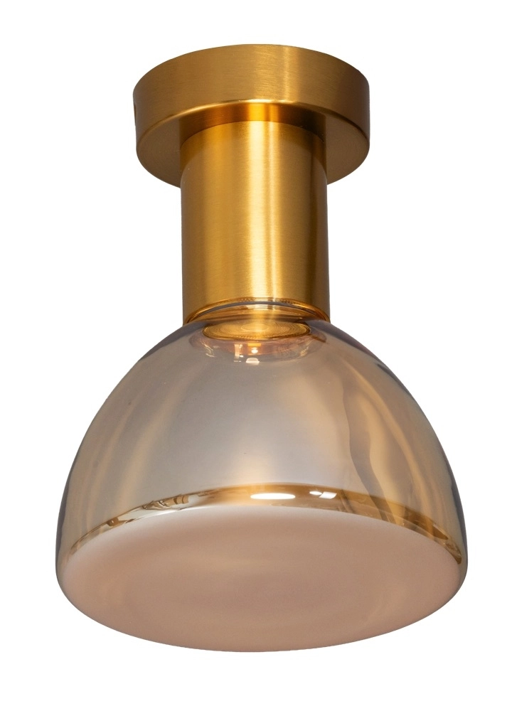 Gouden plafondlamp Lisa Ø 17cm