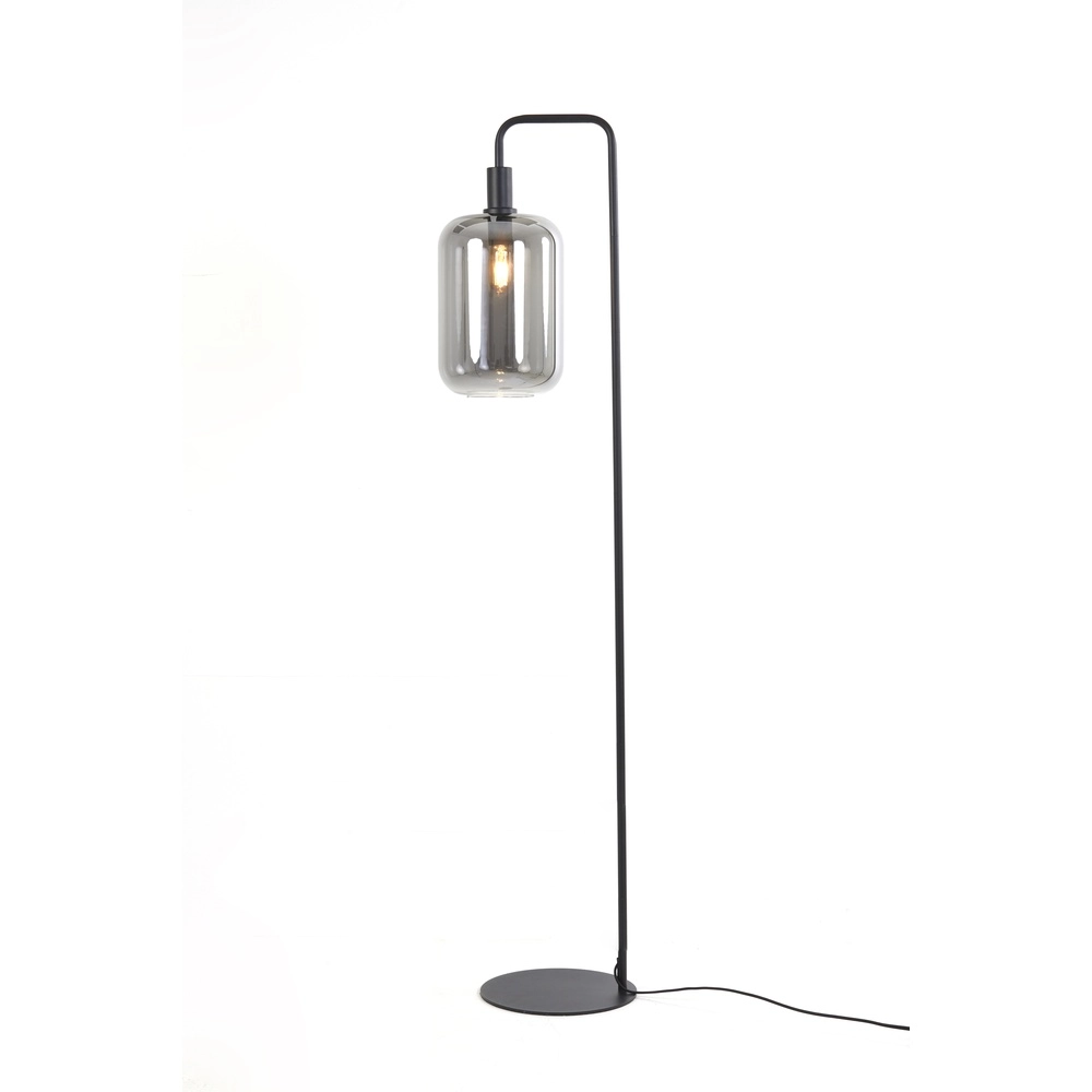 Vloerlamp Lekar met smoke glas Light & Living 8717807636654