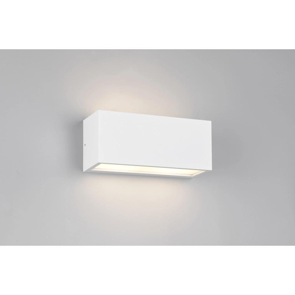 Strakke buitenlamp Mayenne wit Trio 4017807647563