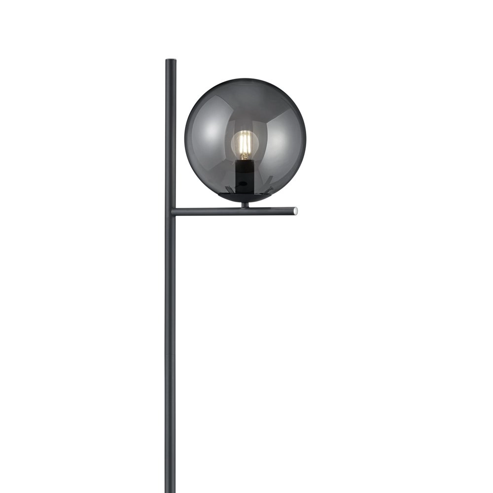 Vloerlamp Pure 150cm met smoke bol Trio 4017807433012