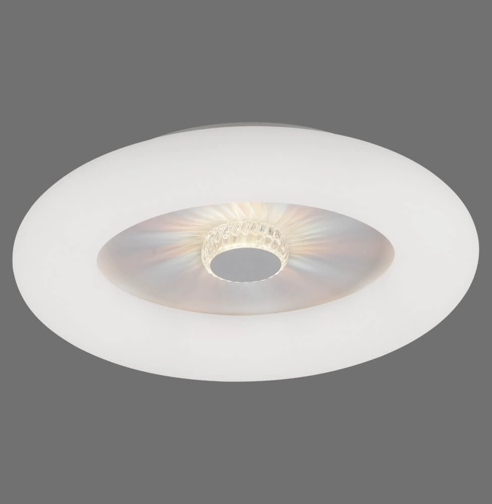 Ronde plafondlamp Vertigo wit Ø 50cm Just Light 4043689992408
