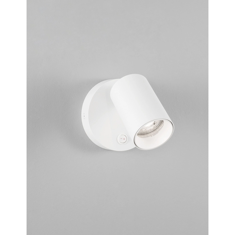Wall spotlight Net Round white Lyora 5212017422910