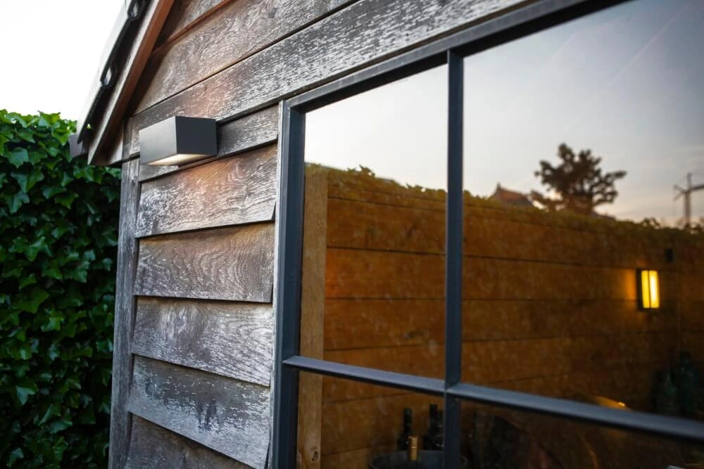 Antraciete wandlamp Gemini design Lutec 4250294310422