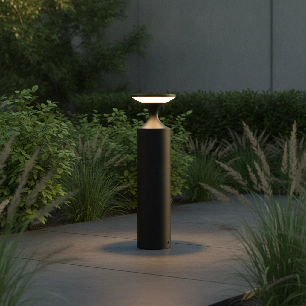Zwarte design lamp Pistillo 50cm