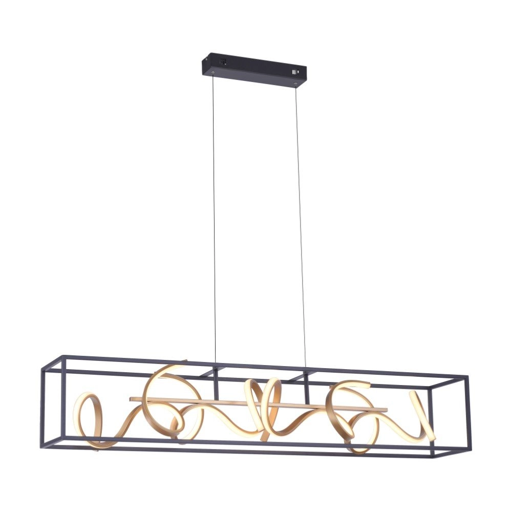 Zwart gouden hanglamp Selina Paul Neuhaus 4012248351109