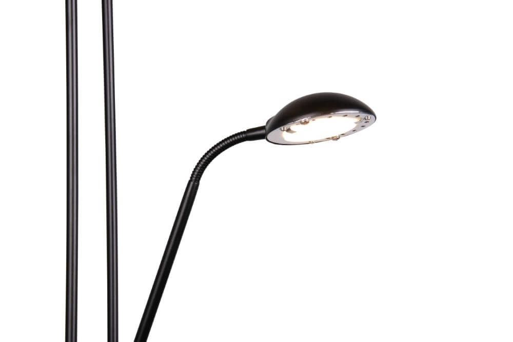 Zwarte led leeslamp Spock Trio 4017807618143
