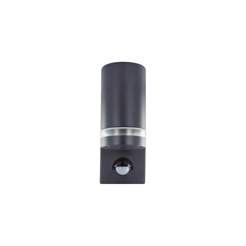 Wandspot met sensor Opden Zwart - 1x GU10 Lyora 5055788285649