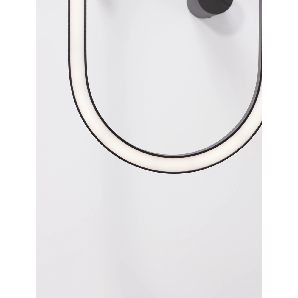 Ovale hanglamp Cuppe zwart Lyora 5212017438492