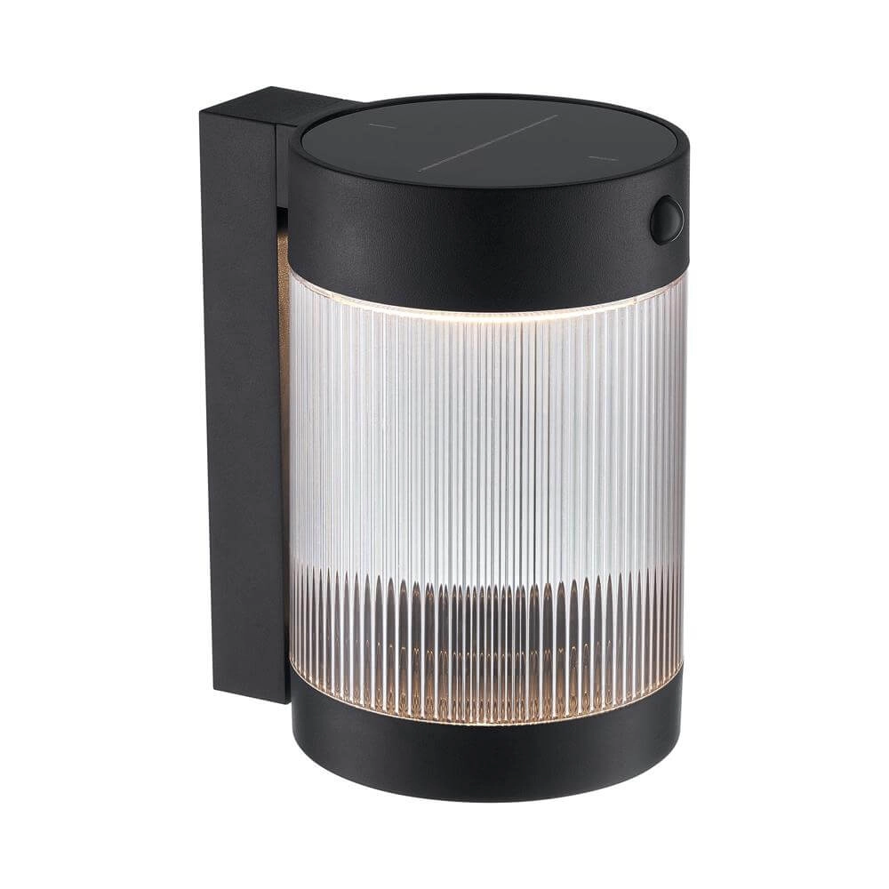 Wandlamp Coupar zwart solar Nordlux 5704924023439