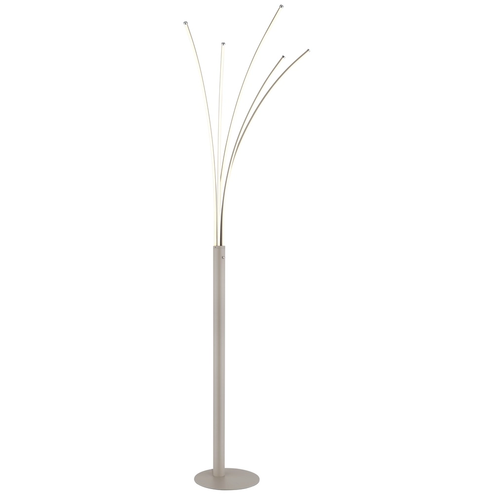 Design vloerlamp Bizzy zand bruin
