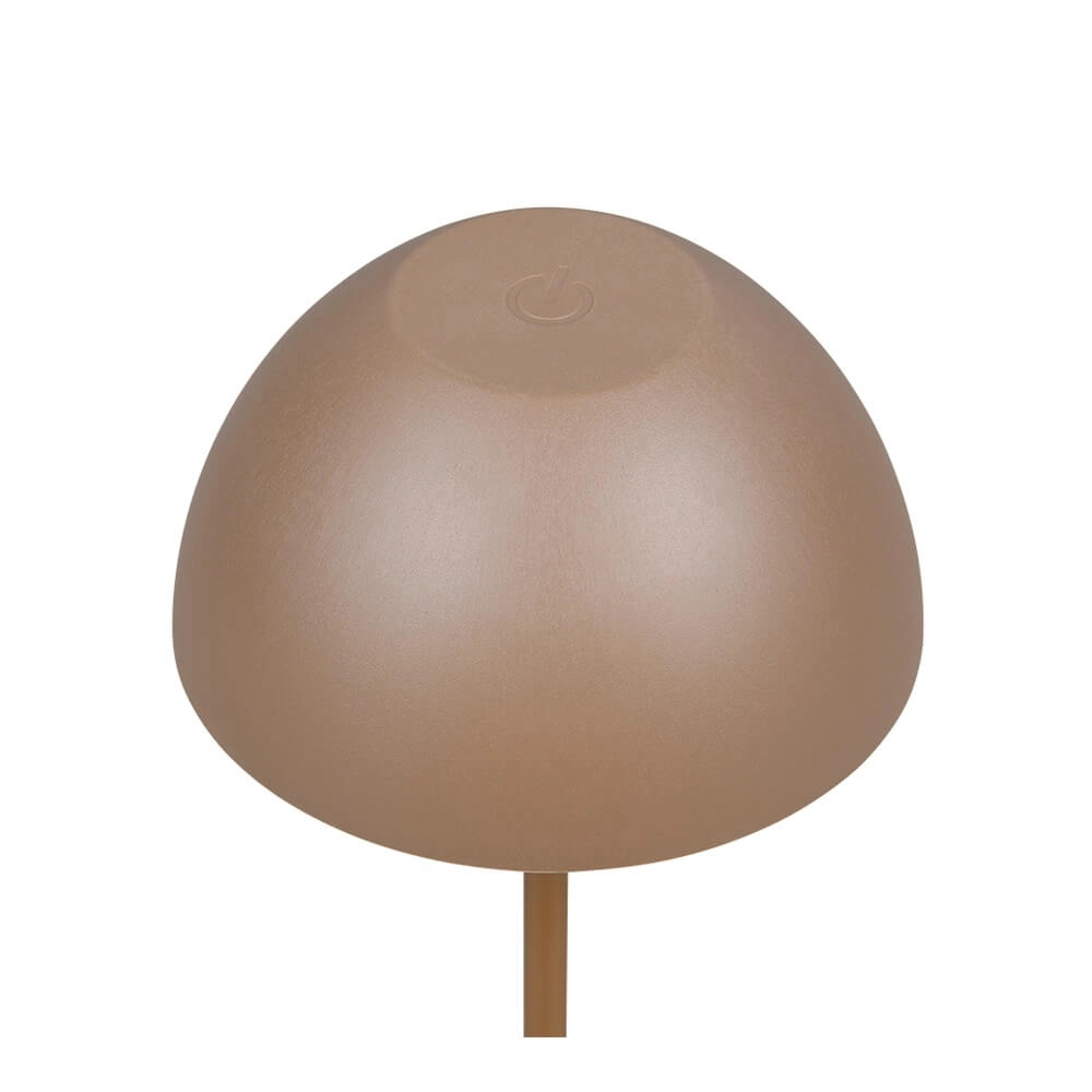 Oplaadbaar tafellampje Ortiz koffiebruin Trio 4017807643374