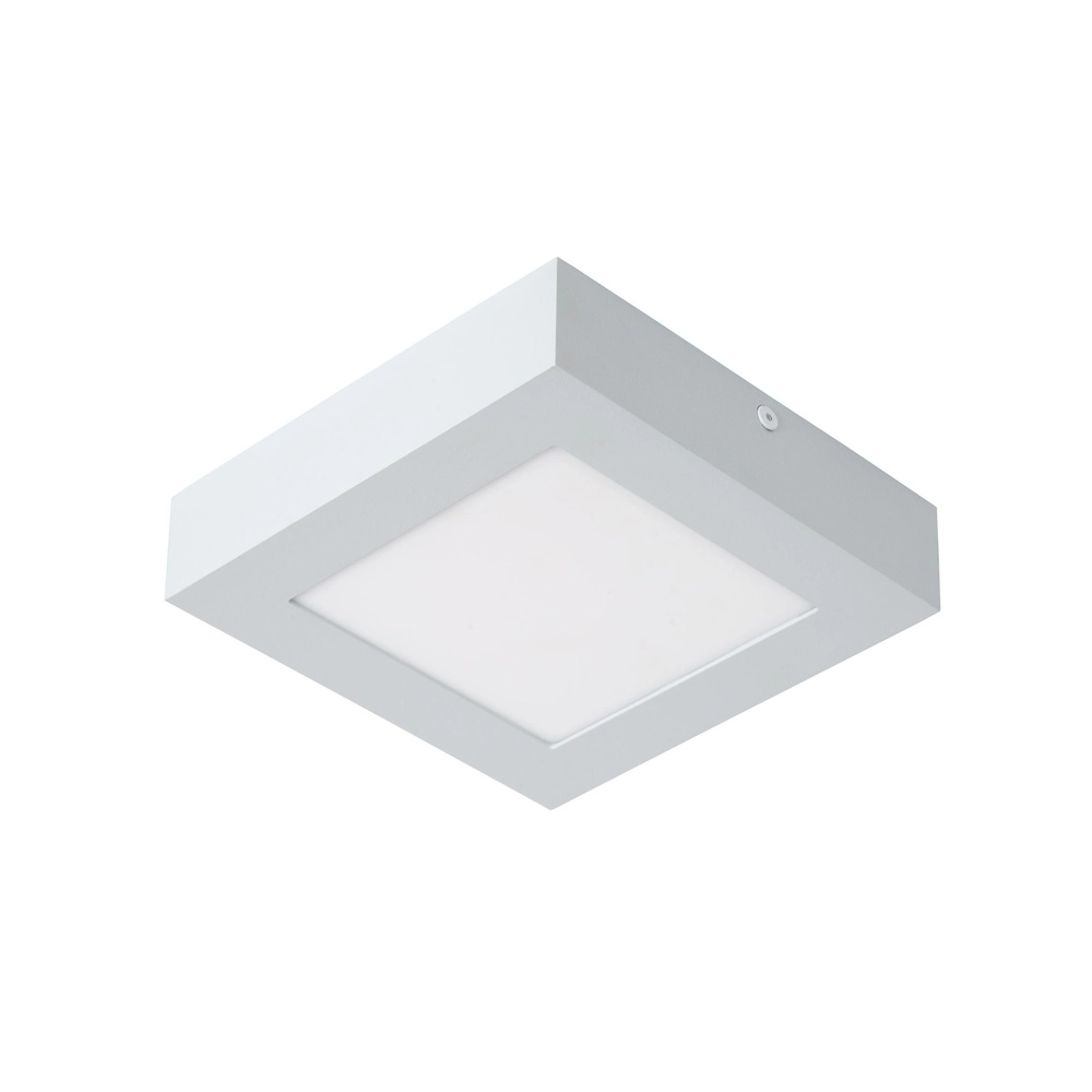 Plafonniere Brice-Led 16,8cm vierkant IP44 wit