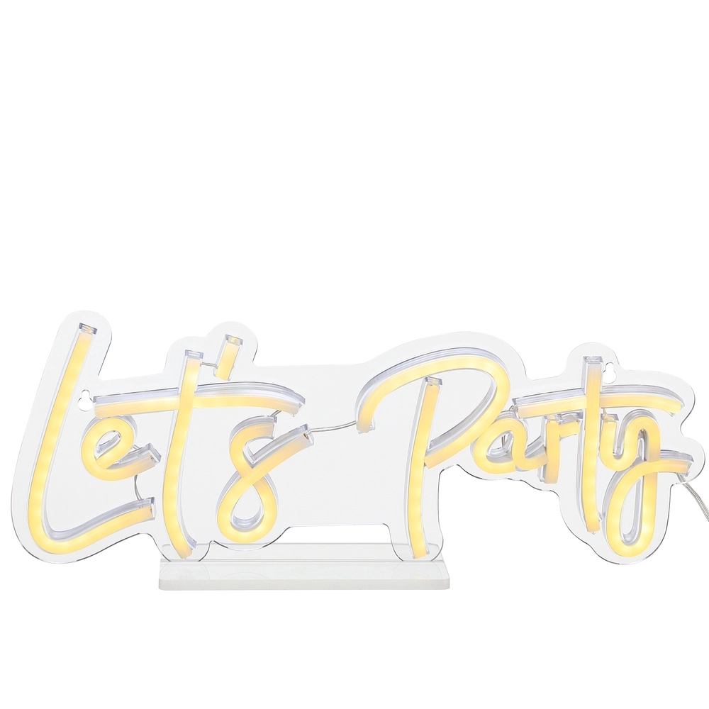 Neon wandlamp Neon-Tales "Let's party" Brilliant 4004353477874