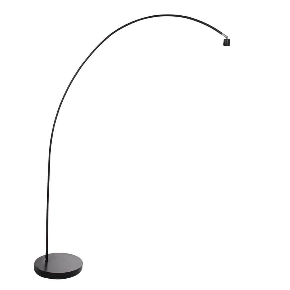 Booglamp Solva zwart met strokleurige kap Steinhauer 8712746172393