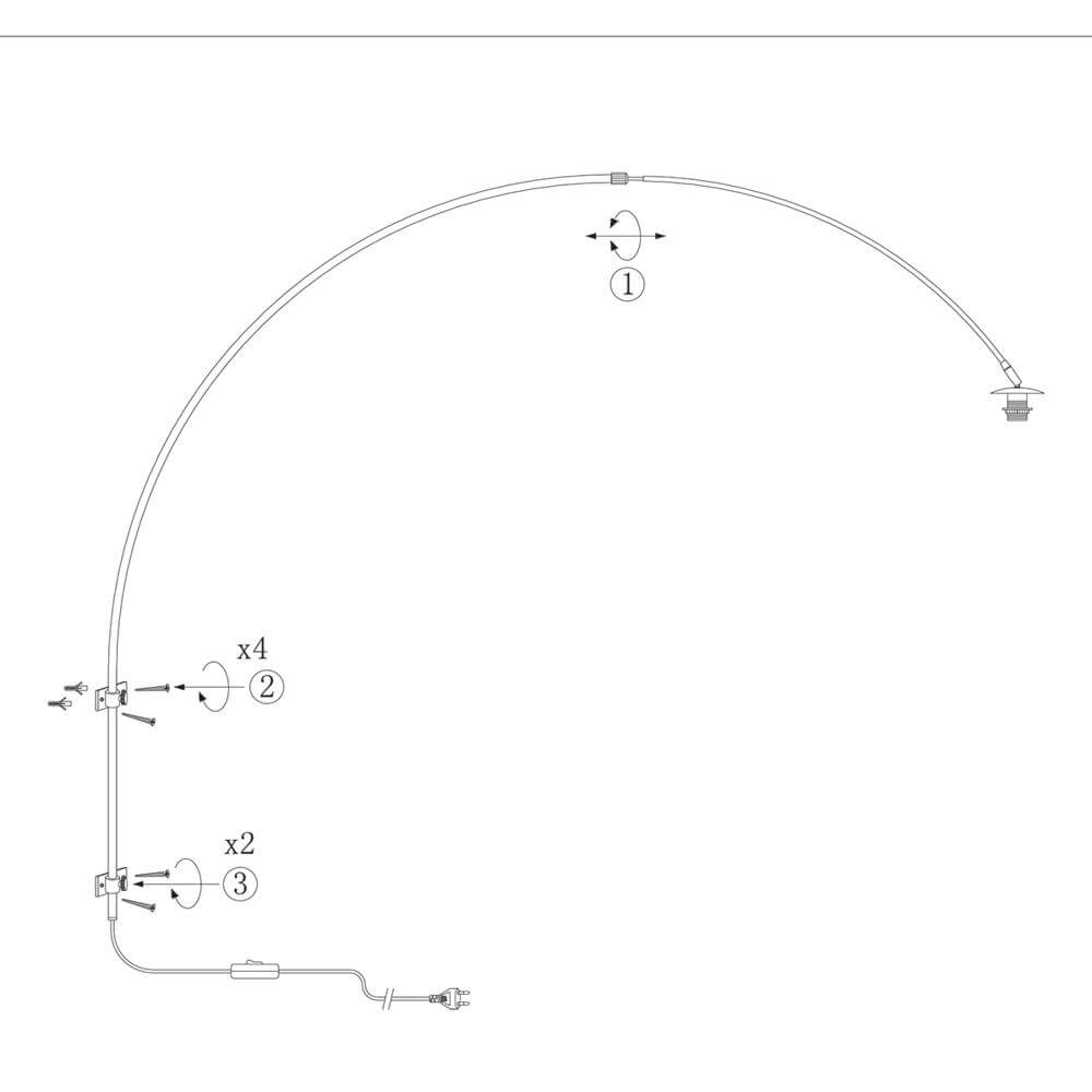 Hanglamp Sparkled Light metaal met zwarte kap Steinhauer 8712746175486