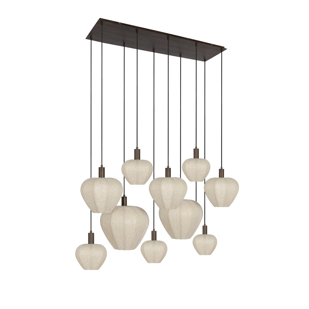 10-lichts hanglamp Huxi japandi Light & Living 8717807843472