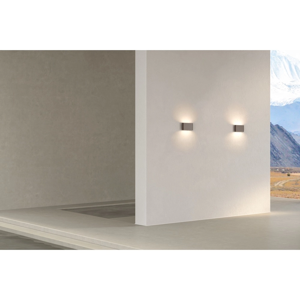 Moderne wandspot Atina 20cm cacao Masterlight 8718121385006